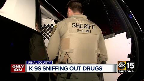 Pinal County K-9 unit working to halt drug trade