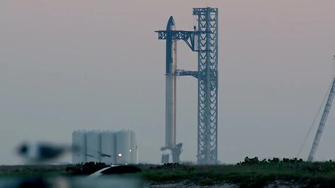 SpaceX Starship Stacked SN20 and Booster 4 Cryogenic Test Timelapse 3-18-2022