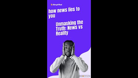 How news lies to you ! Be aware