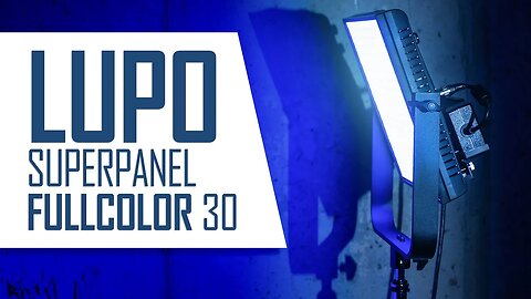 Lupo Superpanel 30 Full Color Lighting Design for Talking Head & Interviews