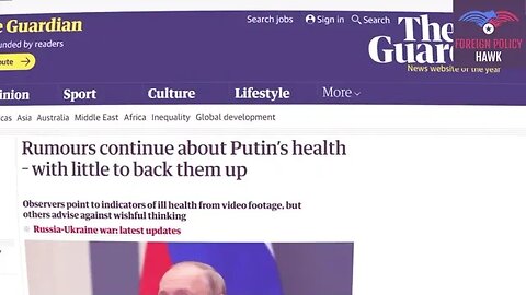 Collective West Wishing Death OnVladimir Putin - Third Rome Over?