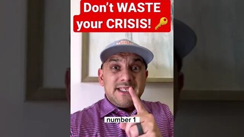 How not to WASTE your CRISIS! 🔑 #christianmotivation #shorts #overcome