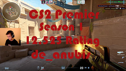 CS2 Premier Matchmaking - Season 1 - 12,525 Rating - de_nuke