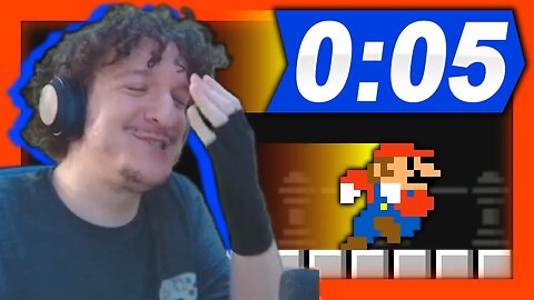 One of us lost this race by 5 seconds... [Super Mario Maker 1]