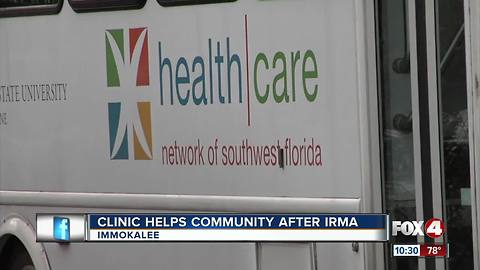 Clinic Helps Community After Hurricane Irma