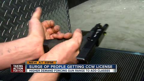 Firearms training surges in Tampa Bay after Parkland school shooting