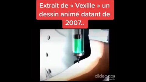 Voici un extrait de Vexille, c'est un dessin animé datant de 2007...