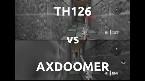 GoldenEye 007 multiplayer - TH126 vs axdoomer - Tiny Bond (October 22th 2023)