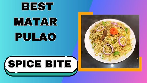 Matar pulao Recipe By Spice Bite By Sara