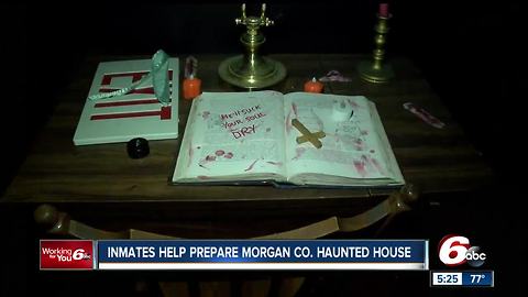 Morgan County Jail inmates help prepare county's haunted house to get time off their sentence