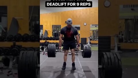 505LB HEX-BAR DEADLIFT FOR 9 REPS