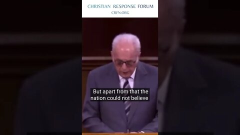 John MacArthur - Willing Unbelief Becomes Judicial Unbelief - Christian Response Forum #shorts #god