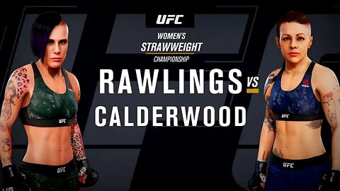 EA Sports UFC 3 Gameplay Joanne Calderwood vs Bec Rawlings