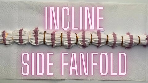 Tie-Dye Designs: Incline Side Fanfold - Misty Rose