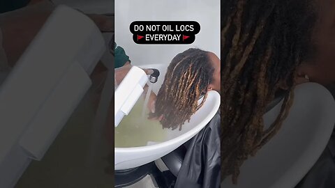 Avoid Applying Oil to Your Locs Daily 🚫 #oilinghair @afialocs