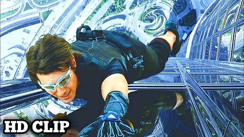 Burj Khalifa Scene - Mission Impossible Movie [HD CLIP] @paramountpictures