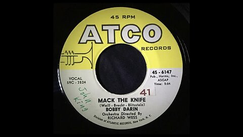 Bobby Darin, Richard Wess – Mack the Knife