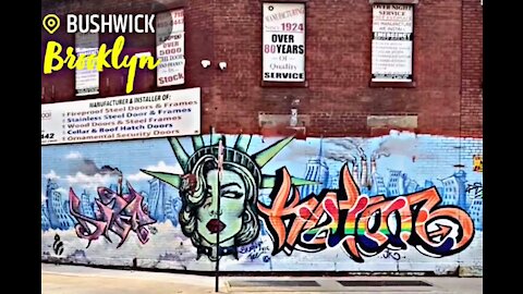 Graffiti Art In Brooklyn New York: Myrtle Av Off Broadway [Pt. 1][Bushwick] #GraffitiSoup Ep. 36