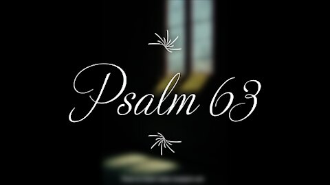 Psalm 63 | KJV