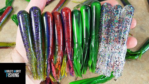 Lets Make Some Tube Baits! Experimenting With Soft Plastic Tube Baits