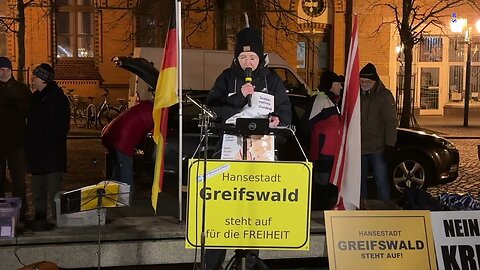 Greifswald - Uwe kündigt Silvia mit einem neuem Gedicht an 06-03-2023