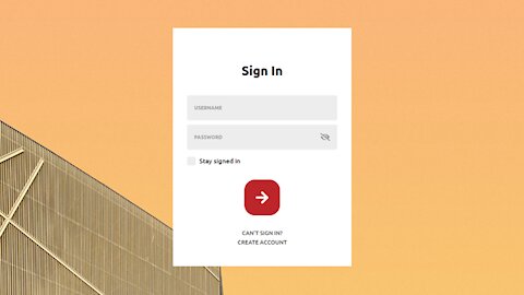 Awesome Login Form Using HTML CSS & Javascript