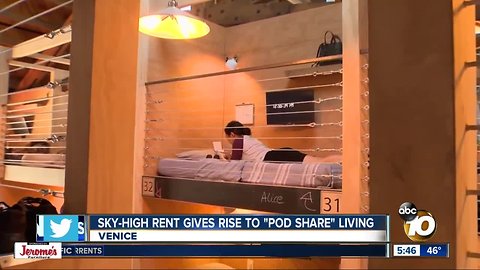 'Pod share' living on rise as rent in Southern California goes up