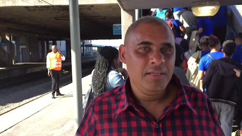 SOUTH AFRICA - Cape Town - Roger Phillips on experiencing a ride on the new trains (Video) (jxu)