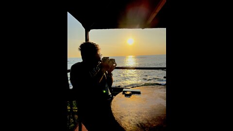 Beautiful Sunset of Beruwala Beach, Sri lanka