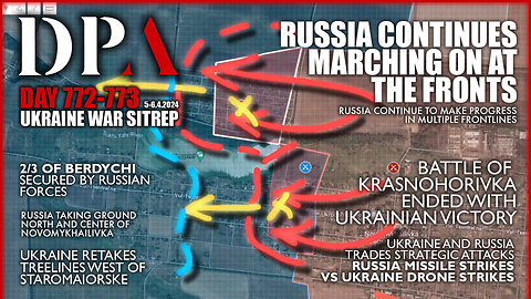 [ SITREP ] RUSSIAN BEAR MARCHES ON~!!! Ukraine successfully win Round 1 of Battle of Krasnohorivka