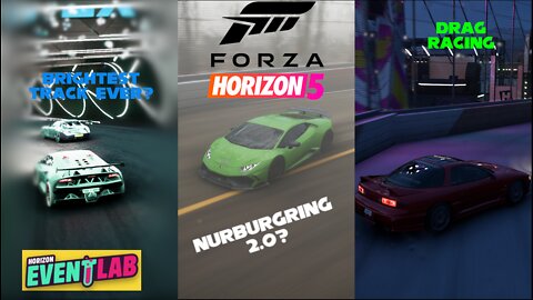 Nürburgring 2.0?, Drag Racing, LED Race Track | Forza Horizon 5 Event Lab