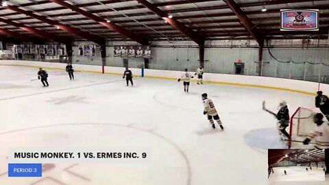 NCTV45 Presents HAHL Hockey MUSIC MONKEY Vs ERMES INC OCTOBER 16 2022