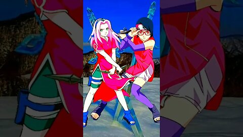 Sarada VS Sakura - WHO IS STRONGEST??.#shorts