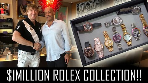 YOSSI DINA'S MILLION DOLLAR ROLEX COLLECTION!