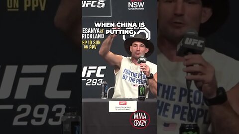 Sean Strickland Using His Platform to Speak Out #isrealadesanya #ufc293 #seanstrickland #ufcsydney