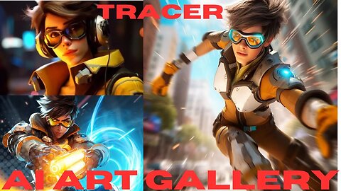 Overwatch Tracer Ai Art Gallery #overwatch2 #tracer #midjourney