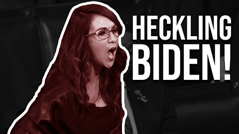 Congresswoman Heckles Biden!