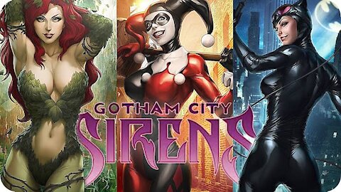 Gotham City Sirens Art Collection ft. Poison Ivy, Harley Quinn, Catwoman