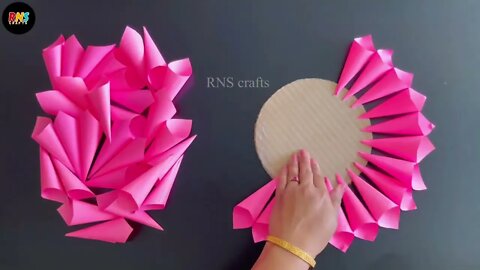 Beautiful Flower Wall Hanging / Paper Craft For Home Decoration / Paper Wall Hanging /DIY Wall Decor