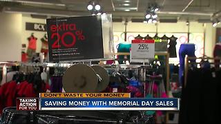 Saving money with Memorial Day sales