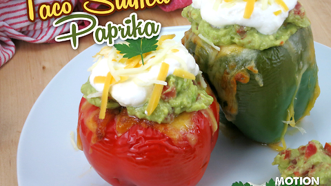 How to make taco stuffed peppers