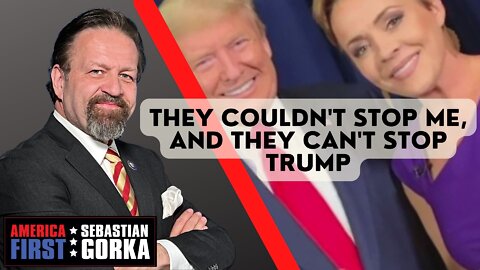 They couldn't stop me, and they can't stop Trump. Kari Lake with Sebastian Gorka on AMERICA First