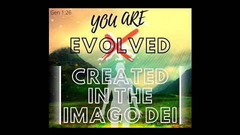 Created-not evolved