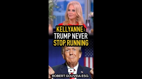 KellyAnne: Trump Never STOPPED Running #shorts