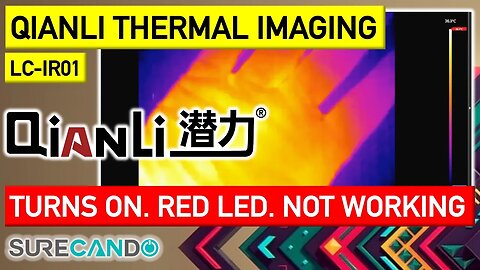 QIANLI LC-IR01 thermal imaging camera stopped working. Disassembly and look inside. Amazing!