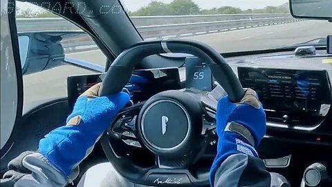 Brutal Pininfarina Battista Half Mile 13.38 s and Quarter Mile 8.55 s World Record and in detail!