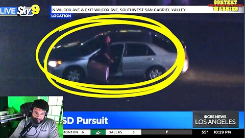 LIVE CHASE SUSPECT W/ KNIFE? CALFORNIA POLICE PURSUIT