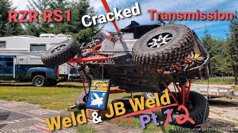 Polaris RZR RS1 Cracked Transmission - Weld & JB Weld Pt.2