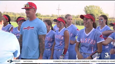 New Ralston High School softball field dedicated on Tuesday night