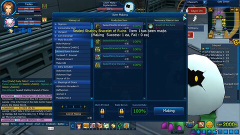 ZDC Digimon Master World デジモン Tadao Part 11 My Weak Raid Speed Up Method, 3 Event Quests Done and 1st Bracelet Get